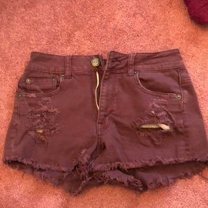 American eagle jean shorts